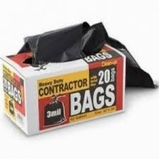 Contractor Bags 3 Mil/42 Gallon (20 per Box)