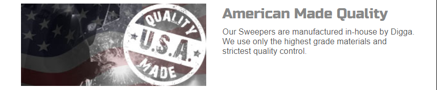 Digga Sweeper Bucket Broom
