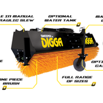 Digga Sweeper Angle Broom