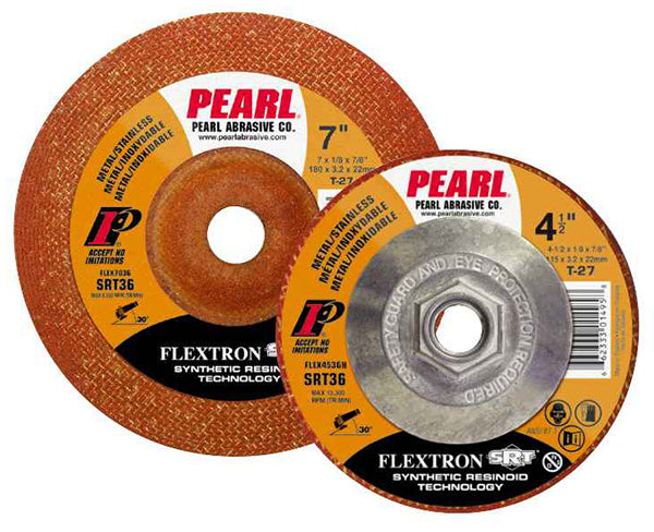 Pearl Abrasive Flexible Wheels SRT™ Flextron 4 x 1/8 x 5/8