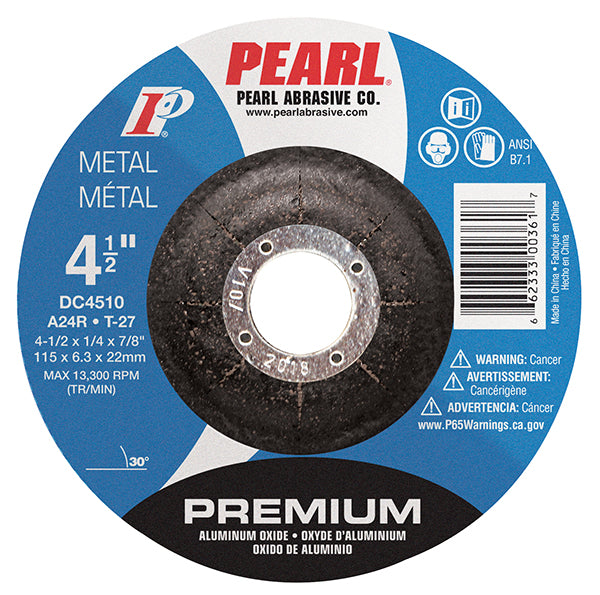 Pearl Abrasive Depressed Center Premium Aluminum Oxide