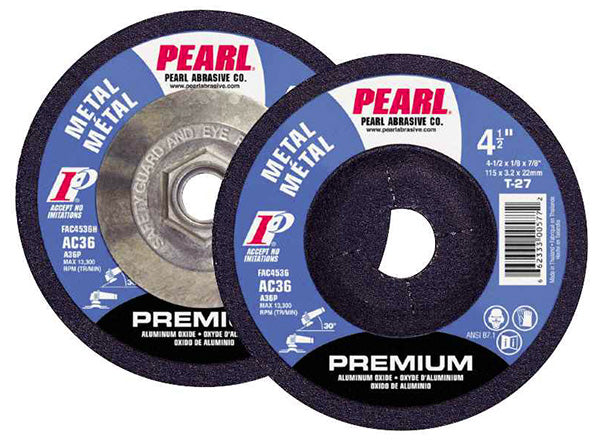 Pearl Abrasive Flexible Wheels Alum Oxide 4 x 1/8 x 5/8