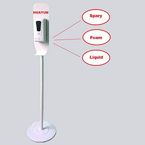 Huayun Floor Standing Automatic Hand Sanitizer Dispenser + Stand